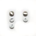 Product Image of Brushed Nickel Handle Cap Kit, 114324bn