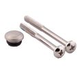 Product Image of Brushed Nickel Handle Cap & Screw, 114343bn