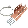 Product Image of 1/2"-2" Pipe-on-Pipe Copper Bracket (7-1/2" x 1/2")