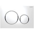 Product Image of Sigma 20 Dual Flush 1.6 / .8 GPF Actuator Plate (White||Polished Chrome)