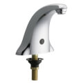 Product Image of 0.5 GPM E-Tronic Touch Free Battery Powered Programmable Lav Faucet w/ Above-Deck Electronics