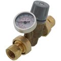 Product Image of 1/2" FNPT ThermoSetter Adjustable Thermal Balancing Valve w/ Check Valve & Temperature Gauge
