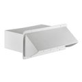 Product Image of 3-1/4" x 10" White Plastic Wall Cap