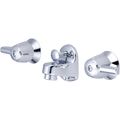 Product Image of 1/2" MNPT Two Handle Shelf Back Lavatory Faucet