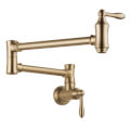 Product Image of Traditional Wall Mount Pot Filler (Champagne Bronze)