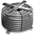 Product Image of 2" P&C Flex Gray Non-Metallic Corrugated Flexible Conduit (250 Foot Coil)