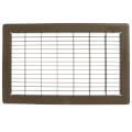 8" x 14" (Wall Opening Size) Golden Sand Floor Return Air Grille (265 Series)