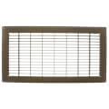 8" x 16" (Wall Opening Size) Golden Sand Floor Return Air Grille (265 Series)