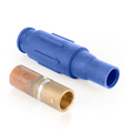 Product Image of 22 Series Plug, Female, 690A Max, 600V Crimp Tube Termination, 500-750 MCM Cable Range (Blue)