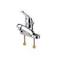 Product Image of Silver Series 4" Center Single Lever Handles Faucet w/ Pop-up Drain, 12-525L