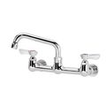 Product Image of Silver Series 8" Center Wall Mount Kitchen Faucet w/ 6" Spout