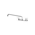 Product Image of Silver Series 8" Center Wall Mount Kitchen Faucet w/ 14" Spout