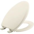 Product Image of Elongated Plastic Toilet Seat, STA-TITE, Whisper Close (Biscuit)