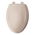 Product Image of Elongated Plastic Toilet Seat, STA-TITE, Easy-Clean, Whisper-Close (Blush)