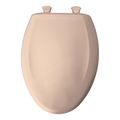 Product Image of Elongated Plastic Toilet Seat, STA-TITE, Easy-Clean, Whisper-Close (Desert Bloom)