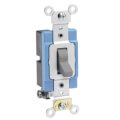 Product Image of Single-Pole, Industrial Grade Toggle Switch, 15A - Gray (120/277V)