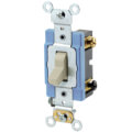 Product Image of 3-Way Industrial Grade Toggle Switch, 15A - Ivory (120/277V)