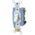 Product Image of 3-Way Industrial Grade Toggle Switch, 15A - White (120/277V)