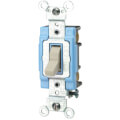 Product Image of 3-Way Lighted Handle LIT WHEN OFF Toggle Switch, 15A - Ivory (120V)