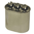 Product Image of 25/5 MFD Dual Section Oval Run Capacitor (370V)