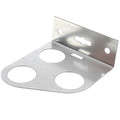 Product Image of 1/2", 3/4", 1" Galvanized Steel Triple Pipe Bracket (4-1/2" x 4" x1-1/2")