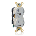 Product Image of Duplex Receptacle, Heavy Duty Two Outlets Marked Controlled 20A 125V NEMA 5-20R, 2P 3W (Almond)