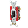 Product Image of Single-Pole Industrial Grade Toggle Switch, 20A - Black (120/277V)