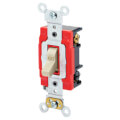 Product Image of 3-Way, AC Quiet, Industrial Grade, Back & Side Wired Toggle Switch - Ivory (120/277V)