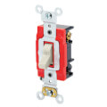Product Image of 3-Way Self Grounding Toggle Light Switch, Industrial Grade 20A - Light Almond (120/277V)