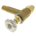 Product Image of 1/2" ODF Inlet x 1/4" MPT Outlet Fusible Burner Angle Valve (2" Long)