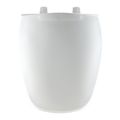 Product Image of Round Plastic Toilet Seat, fits Eljer Emblem with Top-Tite Hinge (White)