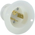 Product Image of 15A, 277V Flanged Inlet Locking Receptacle, Industrial Grade