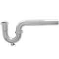 Product Image of 1-1/2" Chrome Plated Brass P-Trap, 20 GA W/CO
