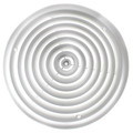 Product Image of 14" (Wall Opening Size) Round White Ceiling Diffuser (16 Series)
