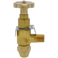 Product Image of 3/8" ODF Inlet x 1/4" MPT Outlet Fusible Burner Angle Valve (3/4" Long)