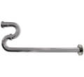 Product Image of 1-1/4" Chrome Plated Brass S-Trap, 20 GA w/ Flange