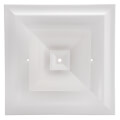 Series 24 6" (Wall Opening Size) Step Down Square Ceiling Diffuser (Steel)