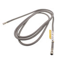 Product Image of 120" Ice Maker Braided Stainless Steel Hose Connector (1/4" x 1/4" Compression Thread)