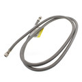 Product Image of 60" Ice Maker Braided Stainless Steel Hose Connector (1/4" x 1/4" Compression Thread)