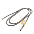 Product Image of 96" Ice Maker Braided Stainless Steel Hose Connector (1/4" x 1/4" Compression Thread)