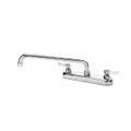 Product Image of Silver Series 8" Center Deck Mount Kitchen Faucet w/ 12" Spout