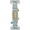 Product Image of Single-Pole Grounding Toggle Switch, 15A - Ivory (120V)