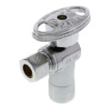 Product Image of 1/2" Nominal Sweat x 3/8" OD Compression Angle Stop Valve - LFBV892003, No Lead (Chrome)