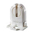 Product Image of Fluorescent Lampholder T8/t12 (g13 Base) Medium Bi-pin Medium Height Snap In Post Mount (White)