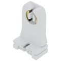 Product Image of Fluorescent Lampholder, Medium Base, Captive Nut Screws Packed Bulk, Tall Profile - White (660W)