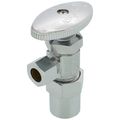 Product Image of 1/2" Nom CPVC x 3/8" OD Compression Angle Stop Valve - LF892403, No Lead (Chrome)
