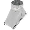 Product Image of 4" Galvanized Transition (3-1/4" x 10" Round)