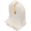 Product Image of Linear Fluorescent Lampholder, Medium Base, w/ Panel Locator Post - White (660W)