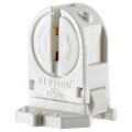Product Image of Fluorescent Lampholder, Miniature Base, w/ Panel Locator Post - White (120W)