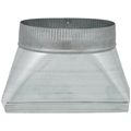 Product Image of 7" Galvanized Transition (3-1/4" x 10" Round)